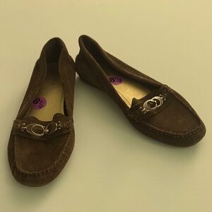 Coach Women’s Suede Driving Shoes Size 7.5